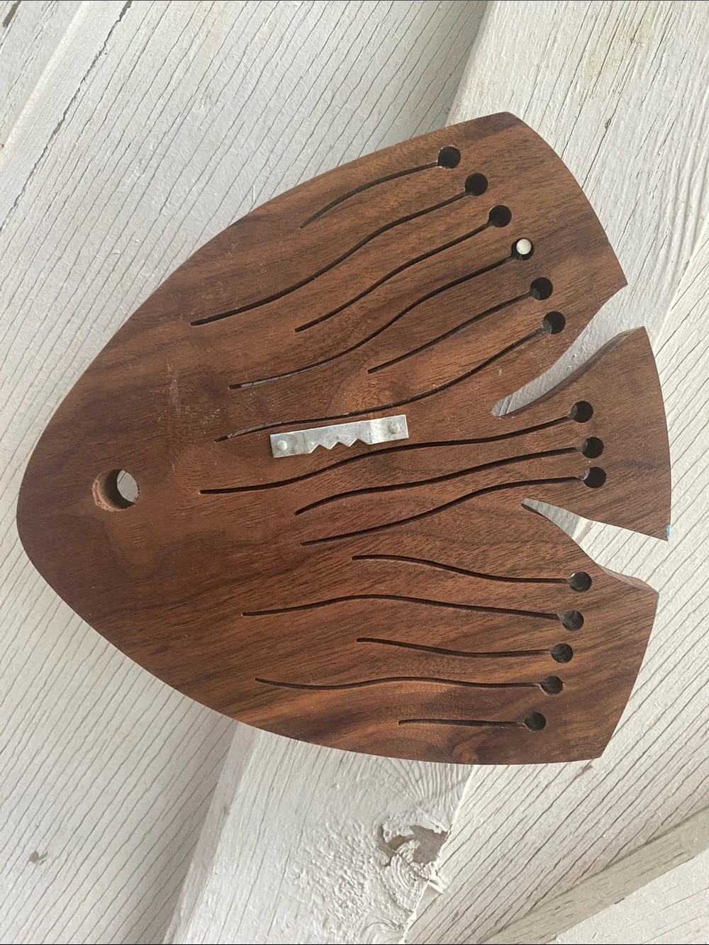 Wooden Fish Wall Décor Trio - Natural, Brown, Dark Wood